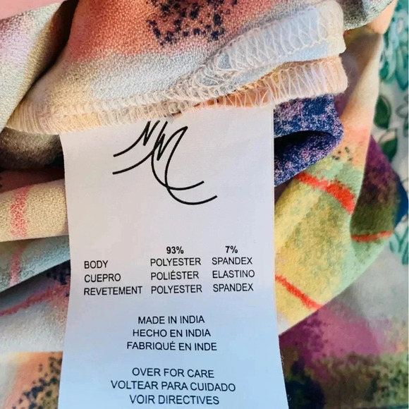 MELISSA MCCARTHY SEVEN7 Plus Size 2X Plaid Pastel Tunic Top Blouse Pockets - Picture 10 of 11